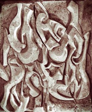 BAS RELIEF MUSICAL 01